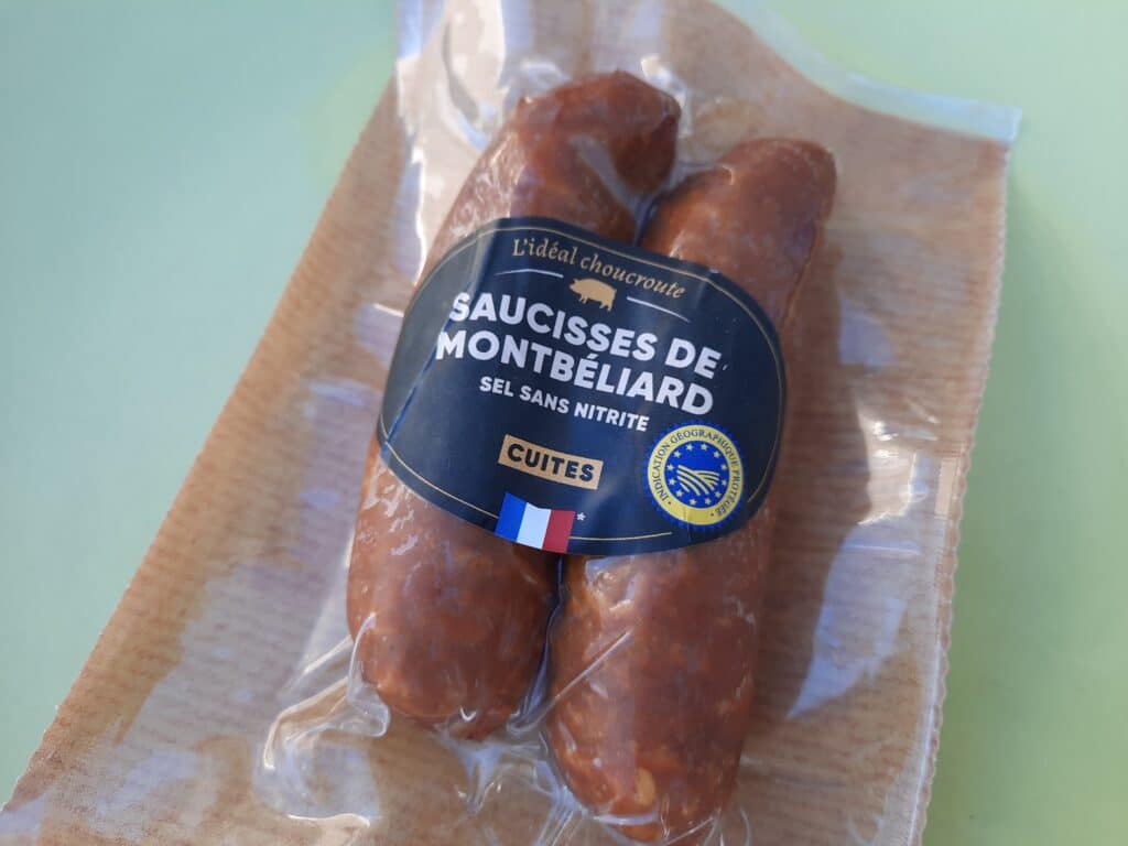 Saucisses de Montbéliard