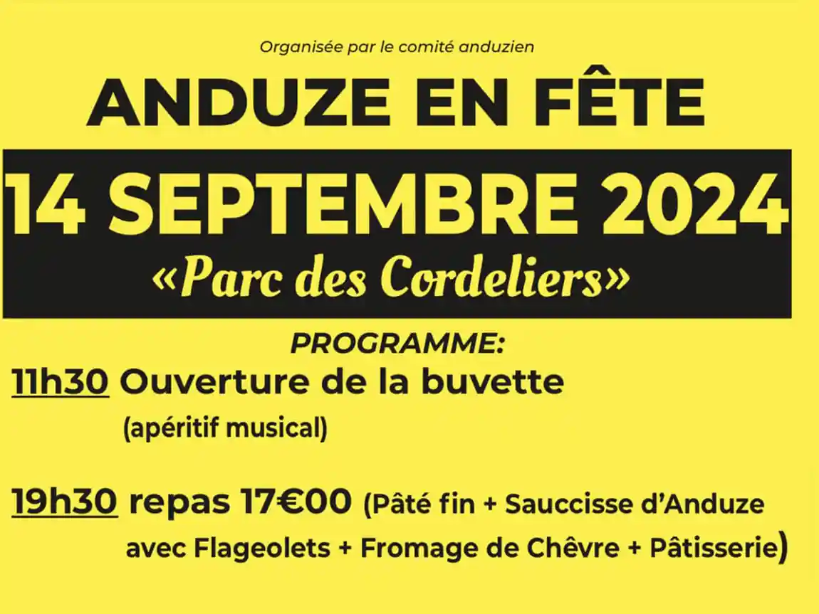 Anduze en fête avec sa saucisse (Comité anduzien)